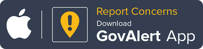 Download the GovAlert App for iOS